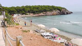 [4k] CALA NOVA BEACH - OCTOBER FOOTAGE | WALK TOUR