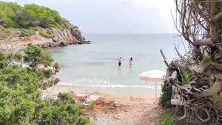 [4k] CALA NOVA BEACH - OCTOBER FOOTAGE | WALK TOUR