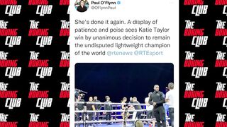 Celebrities React to Katie Taylor Vs Karen Carabajal