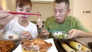 为了吃怎么能这样呢#eating show#eating challenge#husband and wife eating food#eating#mukbang #asmr eating