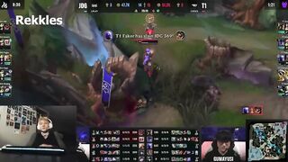 [Compilation] Casters & Streamers reactions to Faker' Ryze 200 IQ play | Worlds 2022 | T1 vs JDG