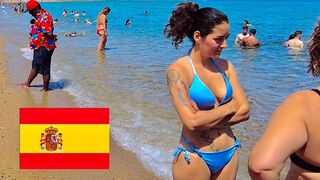 Beach Walking tour - Barcelona Spain - Saint Miquel Beach 2022