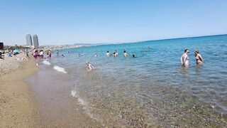 Beach Walking tour - Barcelona Spain - Saint Miquel Beach 2022