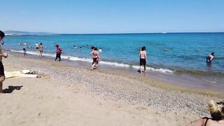 Beach Walking tour - Barcelona Spain - Saint Miquel Beach 2022