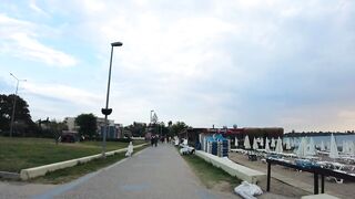 Antalya Side Sea beach promenade walk #TURKIYE #side #turkey #antalya