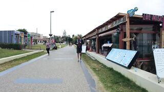 Antalya Side Sea beach promenade walk #TURKIYE #side #turkey #antalya