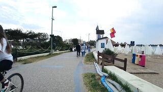 Antalya Side Sea beach promenade walk #TURKIYE #side #turkey #antalya