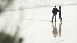 Raw sewage spills into sea at St Agnes Beach in Cornwall amid heavy rainfall | ITV News