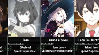 Most Powerful Isekai/Anime Characters