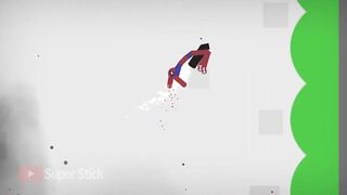 Cristiano Ronaldo vs Spider Stickman | Stickman Dismounting funny moments | Best Falls #6