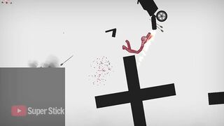 Cristiano Ronaldo vs Spider Stickman | Stickman Dismounting funny moments | Best Falls #6