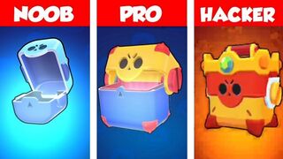 NOOB vs PRO vs HACKED ☘️Brawl Stars