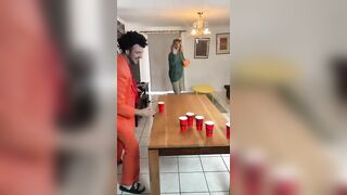 Beer Pong Challenge with "The Host!"