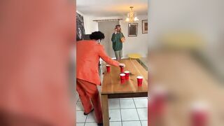 Beer Pong Challenge with "The Host!"