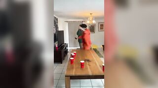 Beer Pong Challenge with "The Host!"