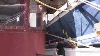 Shrimp Boat Owners on Fort Myers Beach Waiting