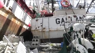 Shrimp Boat Owners on Fort Myers Beach Waiting