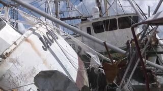 Shrimp Boat Owners on Fort Myers Beach Waiting