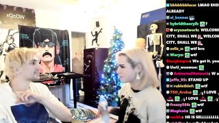 xQc and NYYXXII kiss on stream