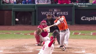 Astros break Game 4 open with a 5-run 5th inning! (Houston puts together string of hits to plate 5)