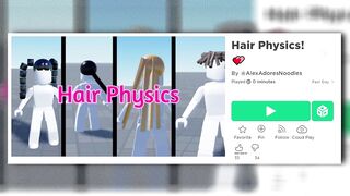 ANIMATED HAIR in ROBLOX!