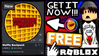 FREE ACCESSORY! HOW TO GET Waffle Backpack! (ROBLOX Countdown to Stranger Things Day EVENT!)