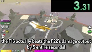 F22 vs F16 IN MILITARY TYCOON ROBLOX