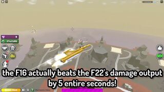 F22 vs F16 IN MILITARY TYCOON ROBLOX