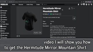 [FREE ITEM] HOW TO GET THE HERMITUDE MIRROR MOUNTAIN SHIRT | ROBLOX WACKY WIZARDS