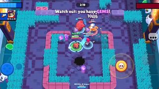 BRAWL STARS GEM GRAB MATCH WITH RENDOM PLAYER#virelvideo#viral #ytviral#video #gamingvideo#tranding