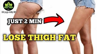 Just 2 Min Easy Yoga Exercise To Lose Thigh Fat /How To reduce Thigh Fat /weight loss exercise