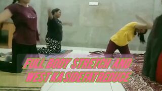 #yoga #INSUJANGARH FULL BODY STRETCHING YOGA/WEST FAT BURN YOGA