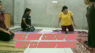 #yoga #INSUJANGARH FULL BODY STRETCHING YOGA/WEST FAT BURN YOGA