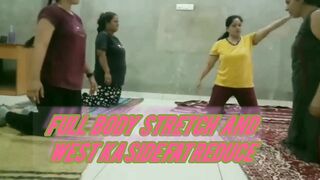 #yoga #INSUJANGARH FULL BODY STRETCHING YOGA/WEST FAT BURN YOGA