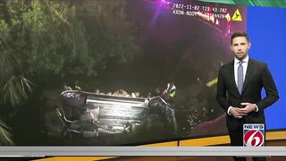 Video shows rescue effort after family crashes into South Daytona Beach canal