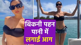 Nora Fatehi ने Bikini पहन पानी में लगाई आग Mauritius Vacation Video Viral । Boldsky *Entertainment