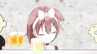 A Drunk Korone Falling Asleep Mid-Sentence on Stream [Hololive]