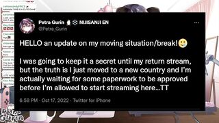 Nijisanji Vtuber Can't Stream... | Fans Miss Petra Gurin, Hololive's Suisei Returns, Nyanners Banned