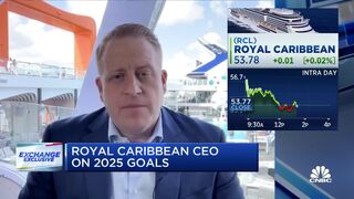 Royal Caribbean CEO on strong travel demand, higher costs and booking trends