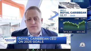 Royal Caribbean CEO on strong travel demand, higher costs and booking trends