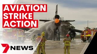 Travel chaos looms as firefighters vote to strike | 7NEWS