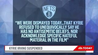 Kyrie Irving Suspended For 5 Games After Posting Antisemitic Video