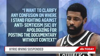 Kyrie Irving Suspended For 5 Games After Posting Antisemitic Video