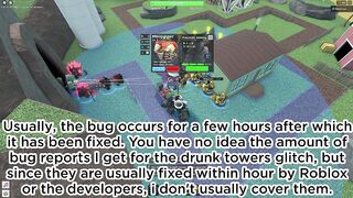 DRUNK TOWER GLITCH IS BACK... - Tower Defense Simulator