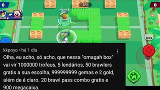 O QUE TEM DENTRO DA NOVA CAIXINHA DO BRAWL STARS??????????