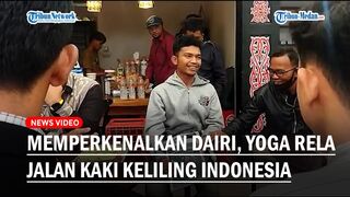 Demi Memperkenalkan Kabupaten Dairi, Yoga Bintang Rela Berkeliling Indonesia Dengan Berjalan Kaki