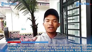 Demi Memperkenalkan Kabupaten Dairi, Yoga Bintang Rela Berkeliling Indonesia Dengan Berjalan Kaki