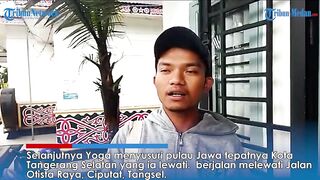 Demi Memperkenalkan Kabupaten Dairi, Yoga Bintang Rela Berkeliling Indonesia Dengan Berjalan Kaki