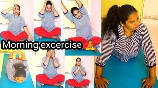 Morning Excercise Yoga Vlog#excercise #vlog #yoga