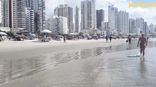 Praia Central em Balneário Camboriú ???????? Brasil ☀️ ???????? #beach